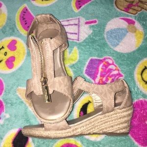 Michael kors girls platform sandals sz 11